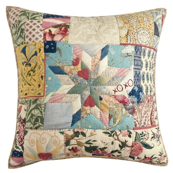 Pottery Barn Elise Quilted Square Euro Sham - Picture 1 of 16